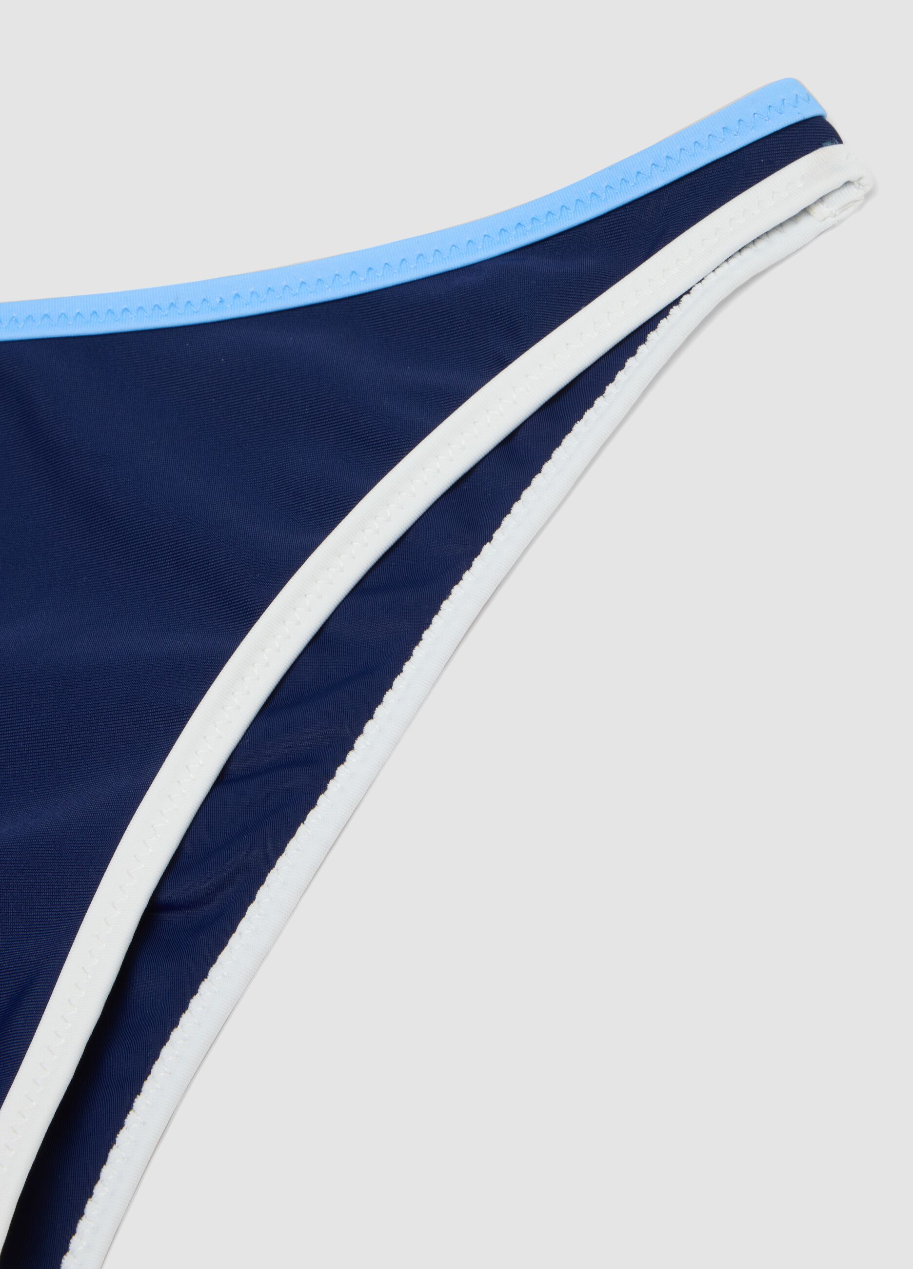 Blauer Triangel-Bikini f&uuml;r M&auml;dchen