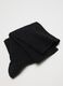 Two-pack of elastic black cotton-blend socks_2
