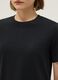 Black pure cotton crew neck t-shirt, regular fit_3