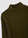 Green Ribbed Turtleneck Sweater - Fitted Fit_6