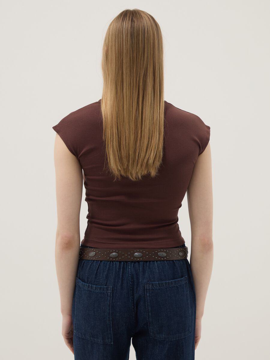 Braunes Stretch-Baumwoll-Tr&auml;gerhemd_2