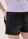 Schwarze Denim-Shorts f&uuml;r M&auml;dchen aus elastischem Baumwollmix, Slim Fit_2