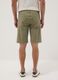 Gr&uuml;ne Bermuda-Shorts aus Stretch-Baumwolle im Five-Pocket-Style_2