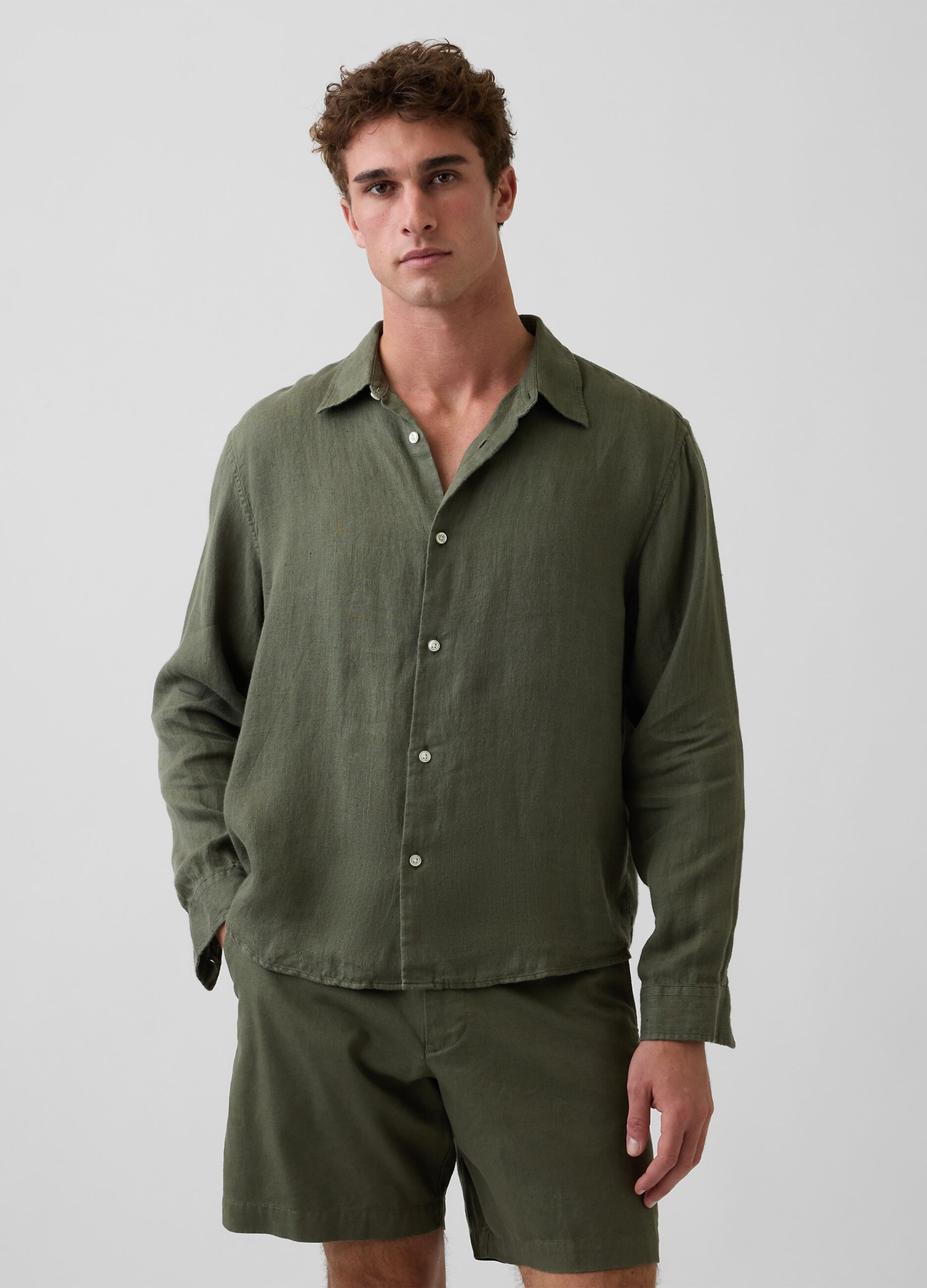 Pure linen shirt