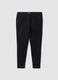 Black skinny jeggings in stretch cotton and viscose_4
