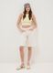 Gelbes Cropped Tanktop aus Stretch-Baumwolle_1