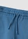 Blue pure cotton jogger trousers with teddy bear print_3