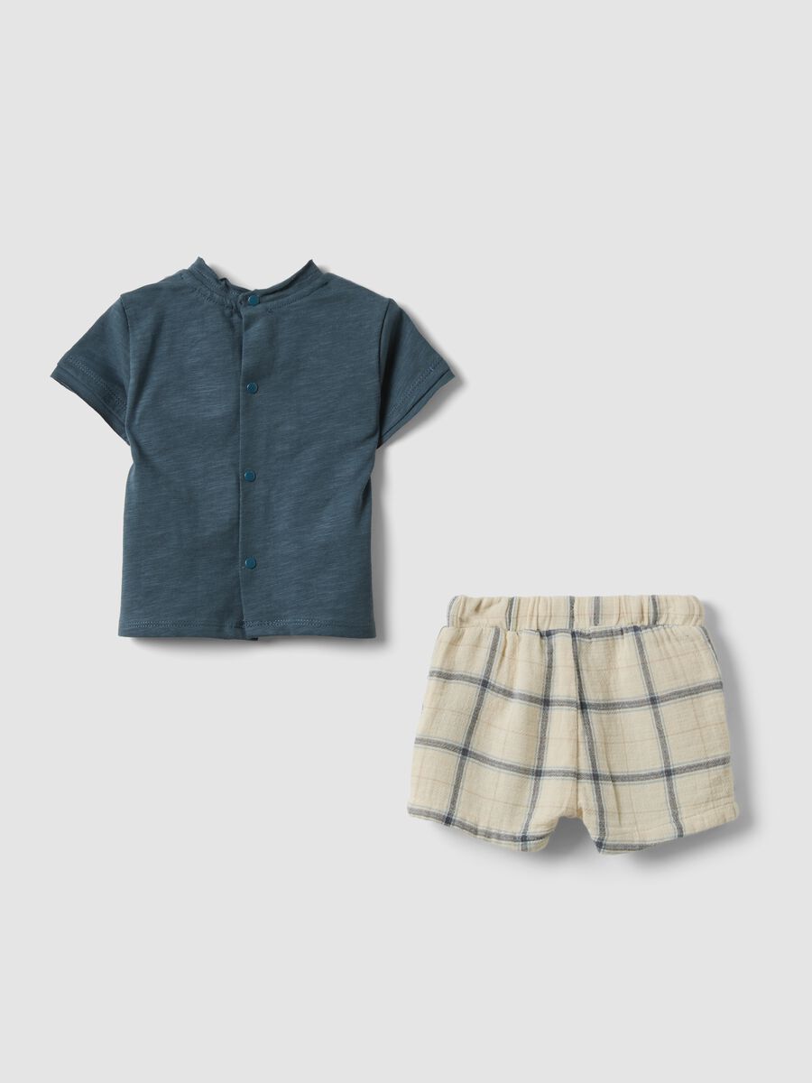 Blue pure cotton set for newborn_1