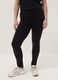 Schwarze Skinny-Fit-Leggings aus Stretch-Baumwolle_1