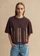 Brown pure cotton regular fit t-shirt with embroidery_2
