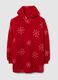 Red Sherpa Christmas Dressing Gown_4
