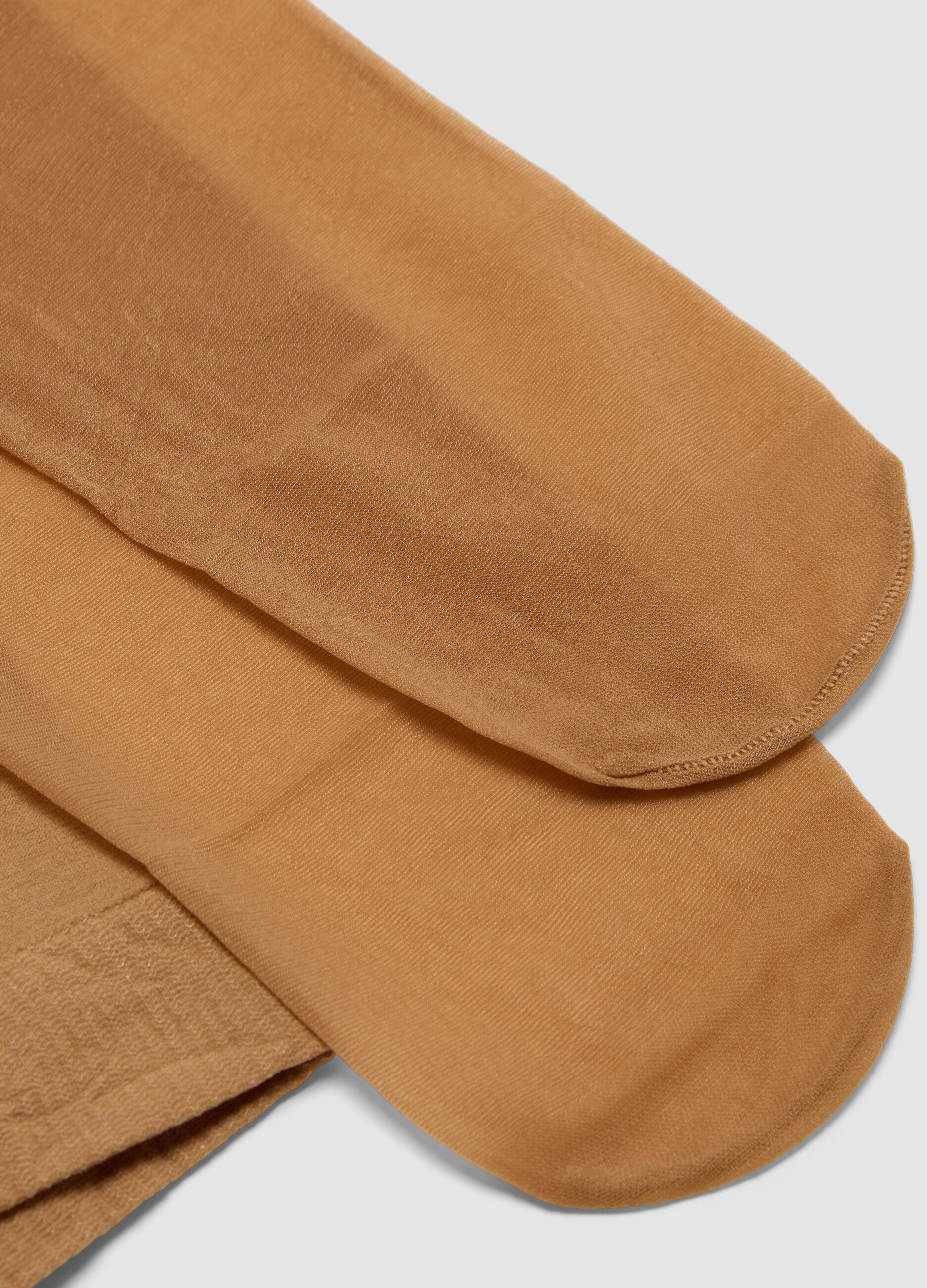 Beige sheer stretch tights