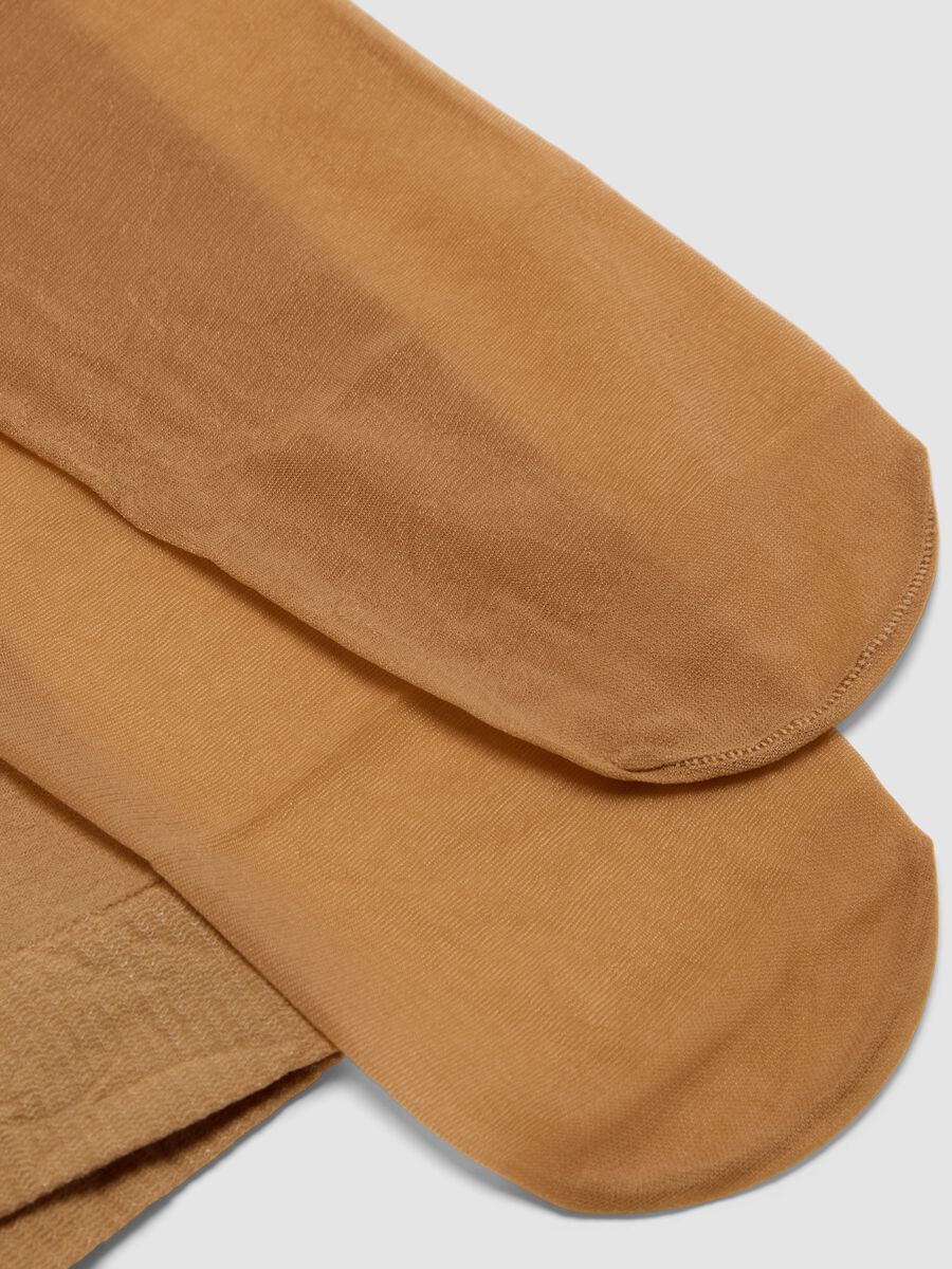 Beige sheer stretch tights_2