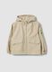Boys' beige pure cotton jacket regular fit_0