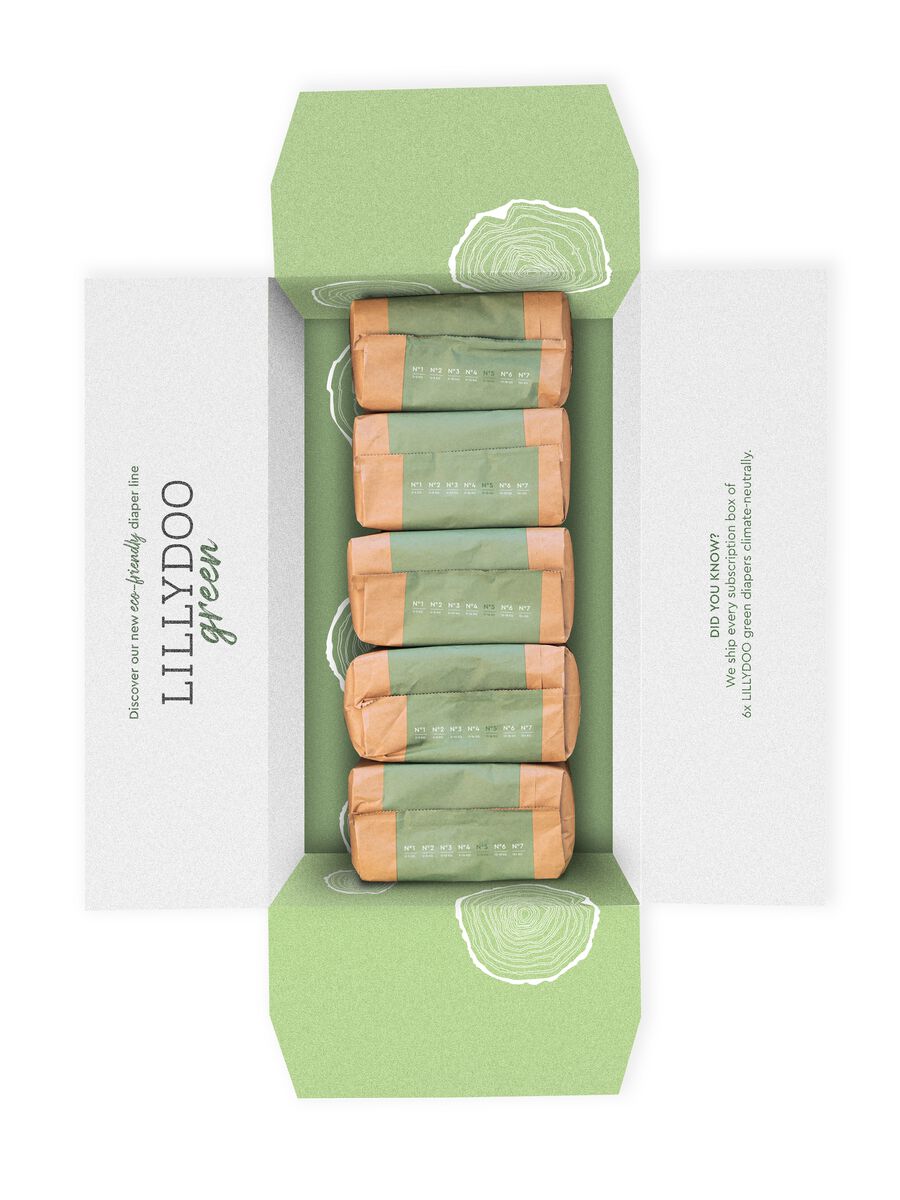 Lillydoo 5 pack multipack eco-sustainable nappies, No. 5 (11-16 kg)_0