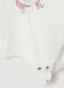 White newborn baby bodysuit in pure cotton with ruffle collar_2