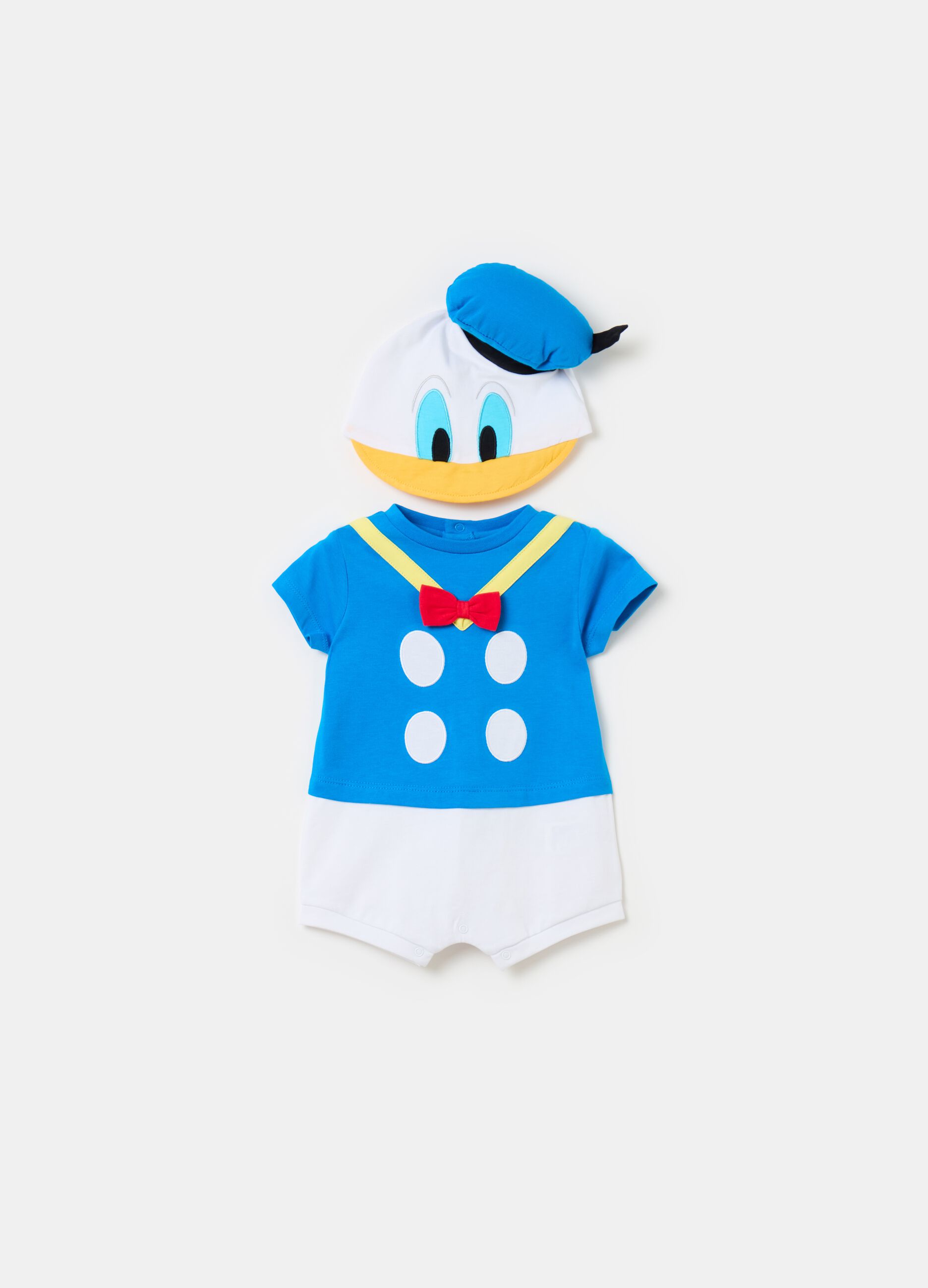 Donald Duck romper suit and hat set