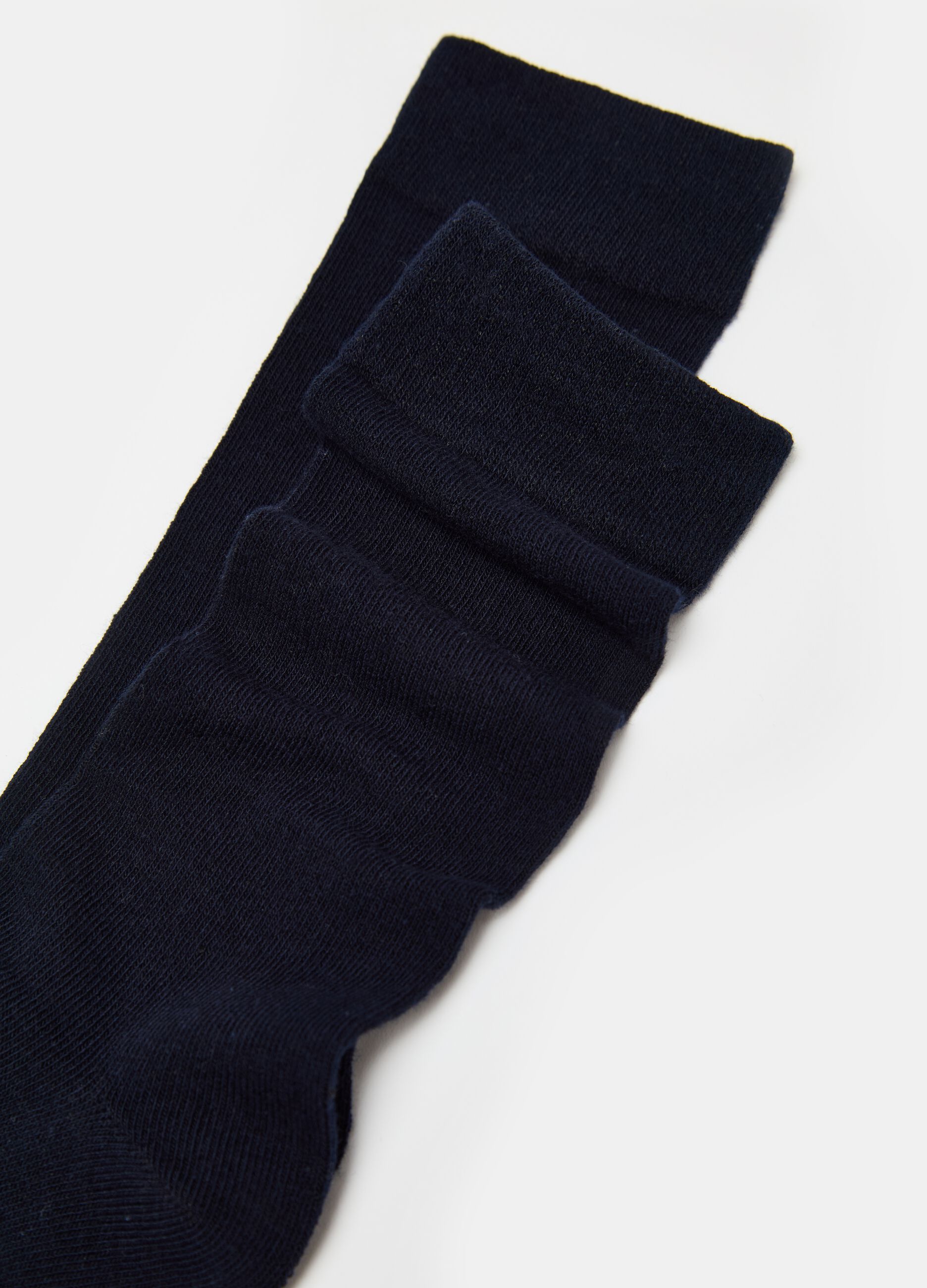 Three-pair pack midi socks in organic cotton