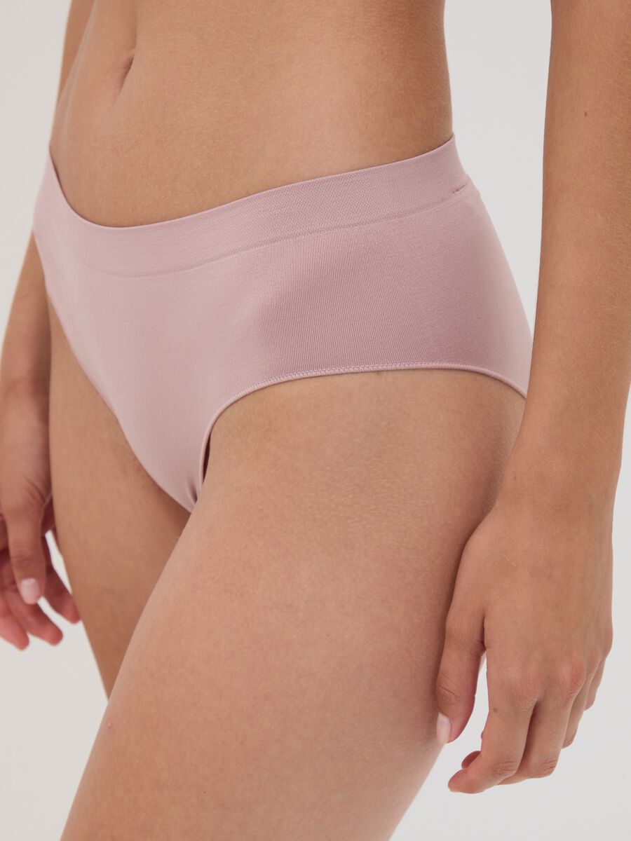 Pink stretch microfibre briefs_3