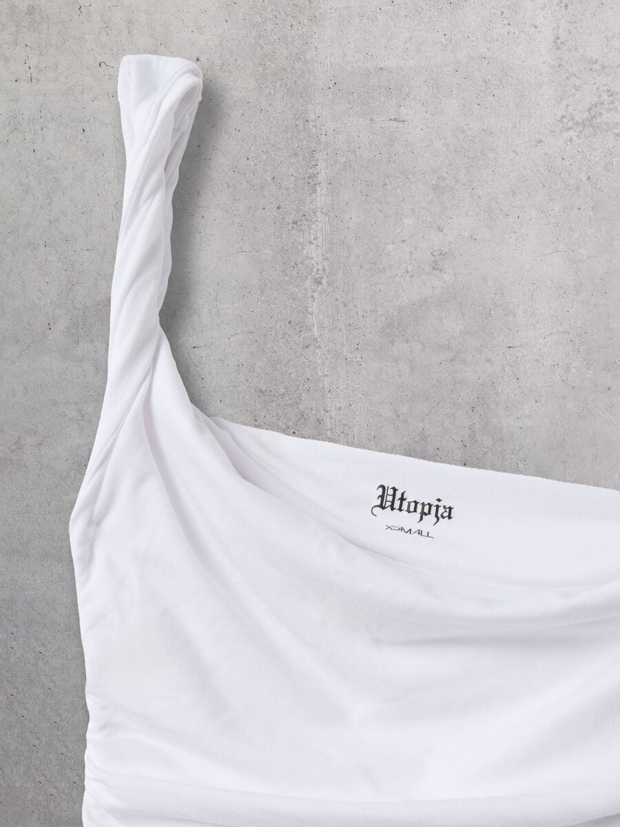 White Asymmetrical Tank Top_7