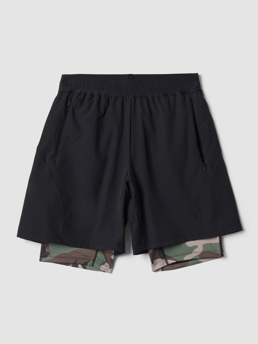 Technical Shorts Camo-Black_1