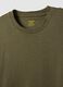 T-shirt verde de algod&atilde;o puro corte regular_5