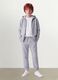 Grey hoodie in 100% organic cotton, regular fit, for boys_1
