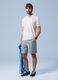 White ALTAVIA SAILING polo shirt with breathable classic collar_1