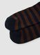 3er-Pack blaue Mid-Crew-Socken aus elastischer Bio-Baumwolle_1