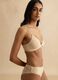 Beige Microfibre Triangle Bra_1