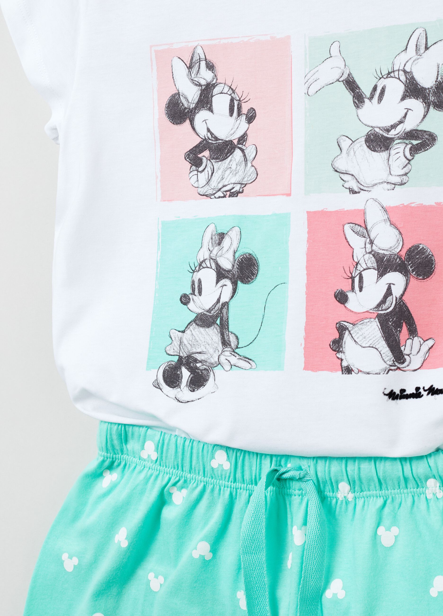 Pijama corto estampado Disney Minnie