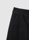 Weit geschnittene Jeans aus schwarzem Stretch-Baumwolle_5