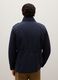 Regular fit blue jacket with pockets and zip closure_3