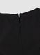 Black sleeveless stretch viscose dress with eyelets_5