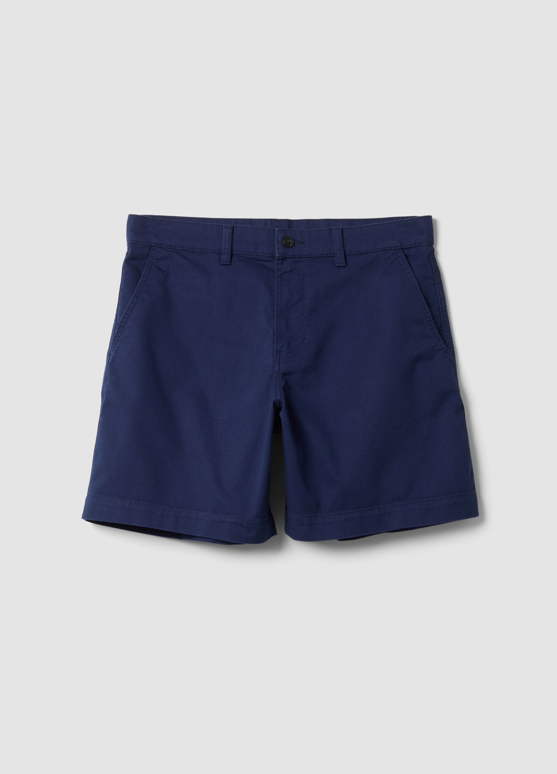 Stretch cotton shorts