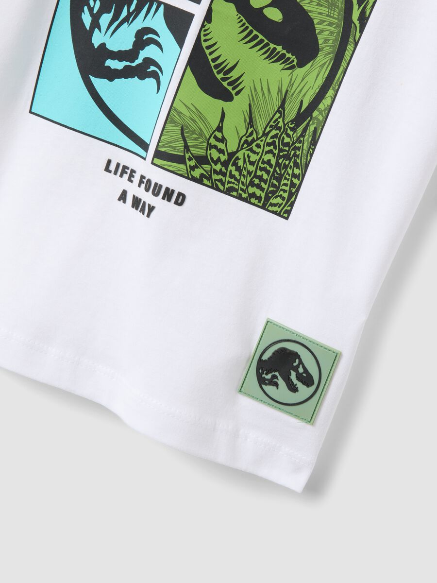 Oversize-Wei&szlig;es T-Shirt f&uuml;r Kinder aus reiner Baumwolle mit Aufdruck_3