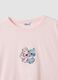 Pink pure cotton Lilo & Stitch print T-shirt, regular fit_5