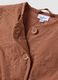 Brown padded gilet with floral embroidery_2