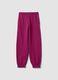 Violette Jogginghose aus Bio-Baumwolle_1