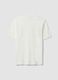 White pure cotton relaxed-fit short-sleeve T-shirt_1