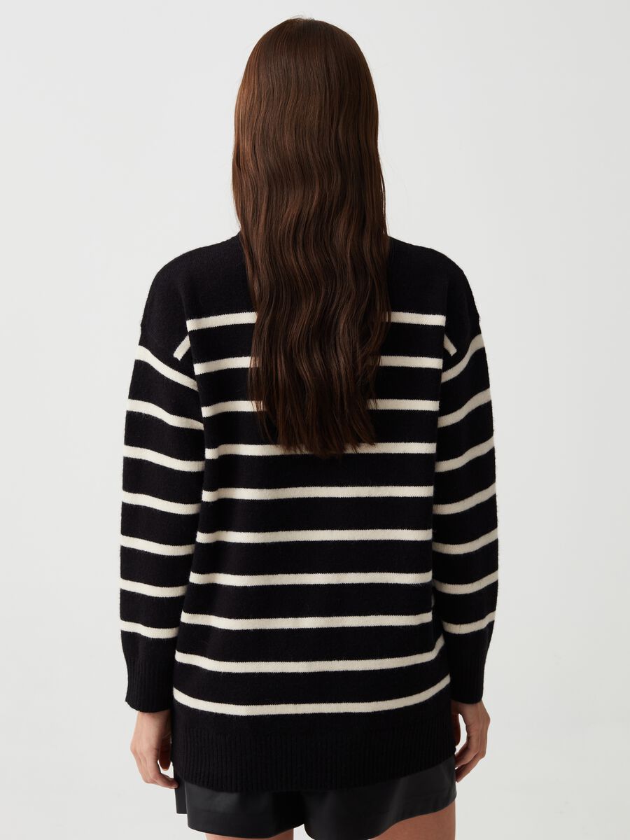 Striped high-neck pullover_2