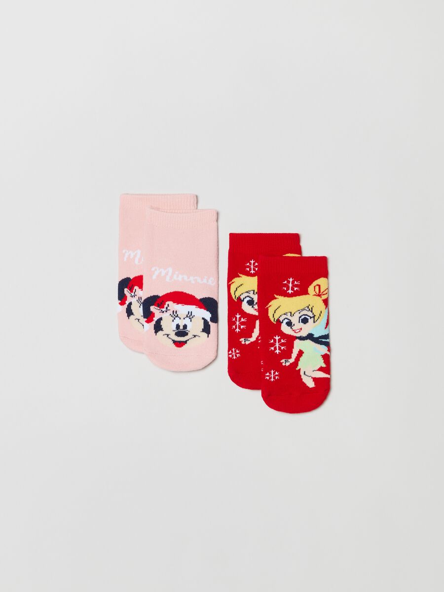 Two-pack non-slip Tinker Bell and Minnie socks_0