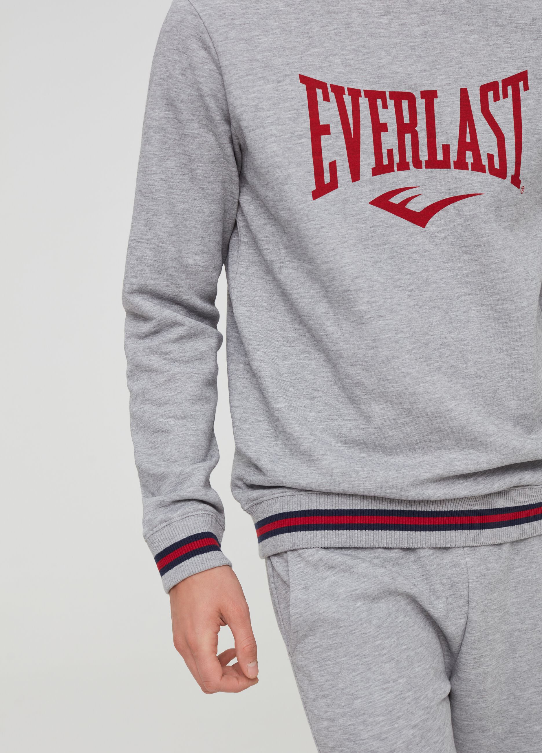 Everlast mélange sweatshirt with round neck