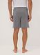 Grey organic cotton pyjama shorts_2