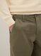 Green regular fit pure cotton chino trousers_3