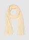 Beige pure cotton scarf_0