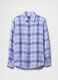 Blue Gradient Check Shirt_3