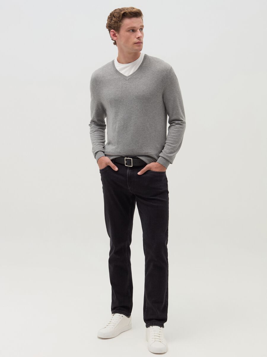 V-neck pullover_1