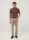 Brown pure cotton polo regular fit_1
