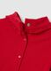 Red stretch cotton girl's top_3